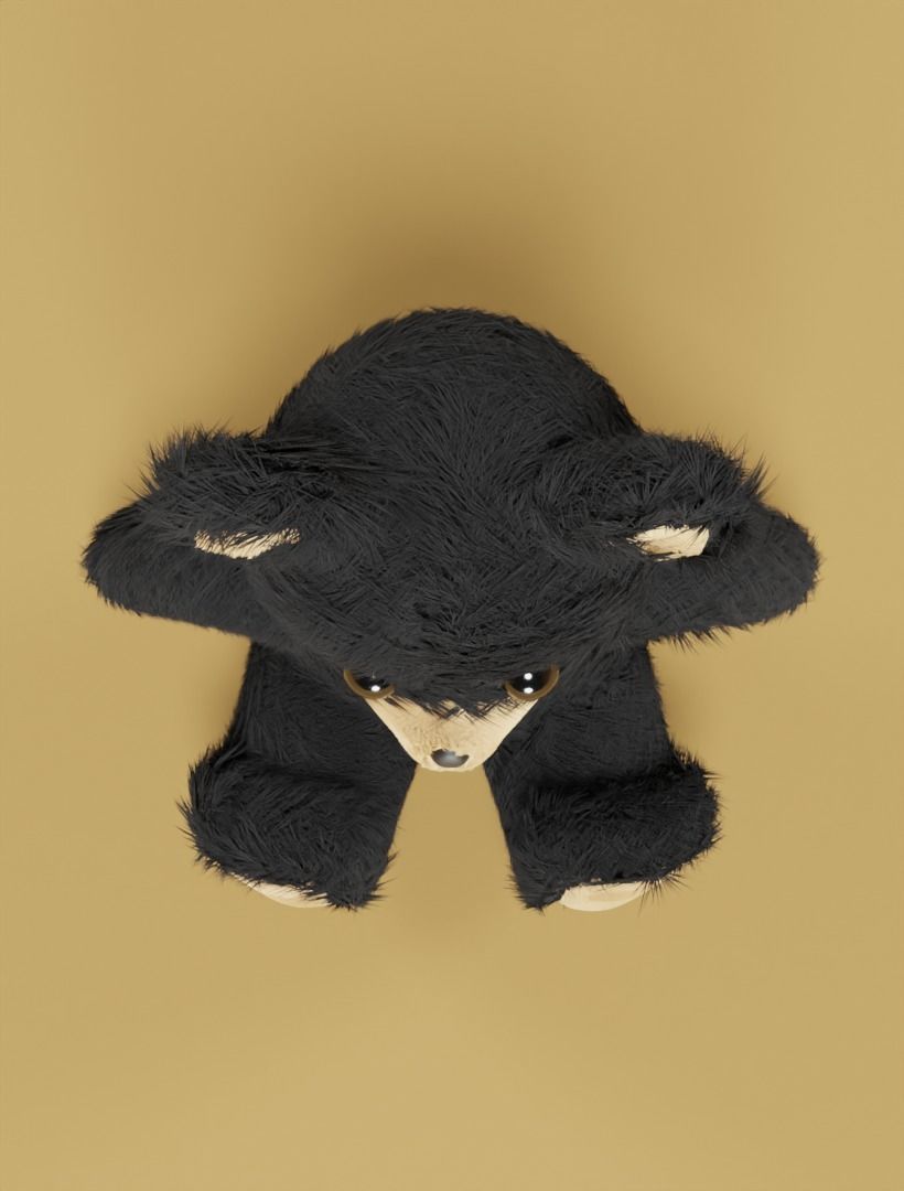 Taddy bears set 3D model 3D model_22