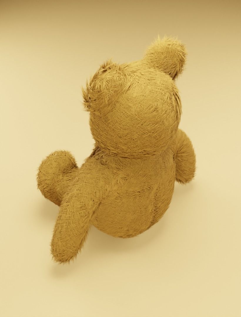 Taddy bears set 3D model 3D model_9