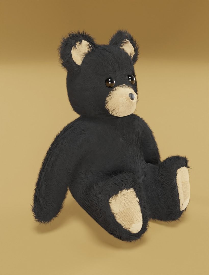 Taddy bears set 3D model 3D model_20