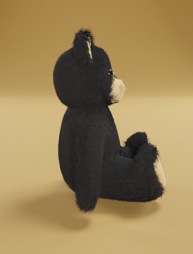 Taddy bears set 3D model 3D model_23