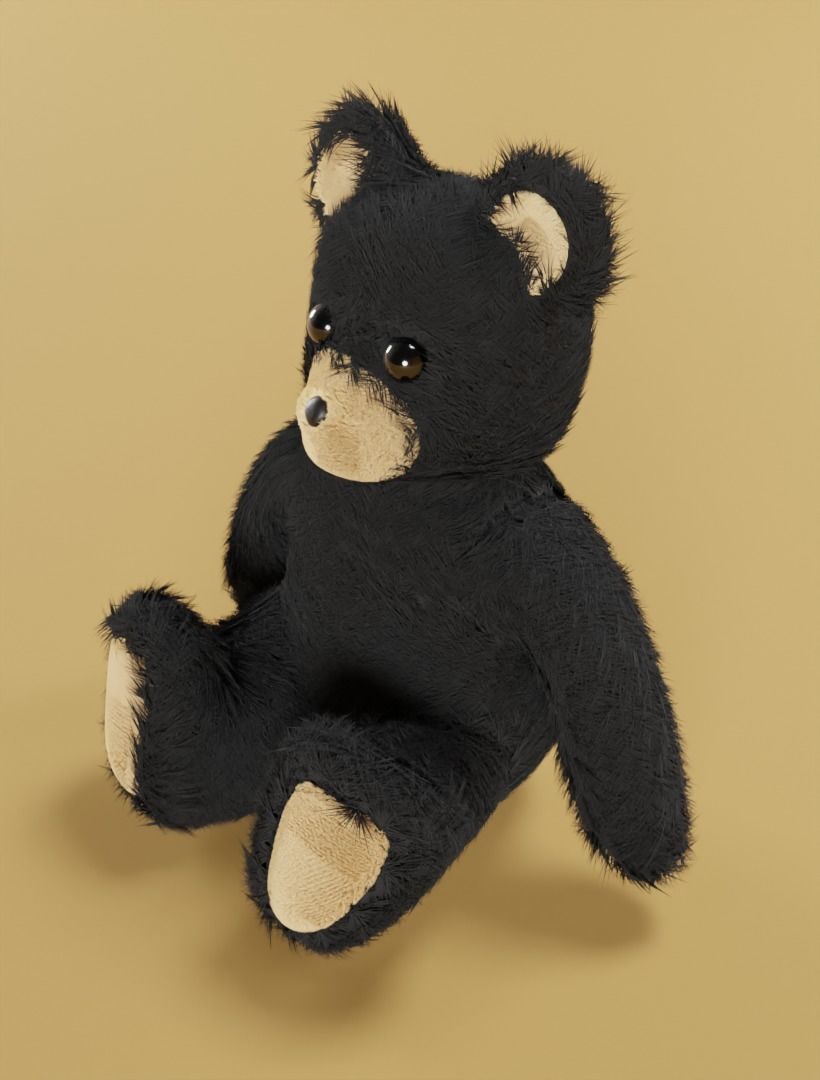 Taddy bears set 3D model 3D model_28