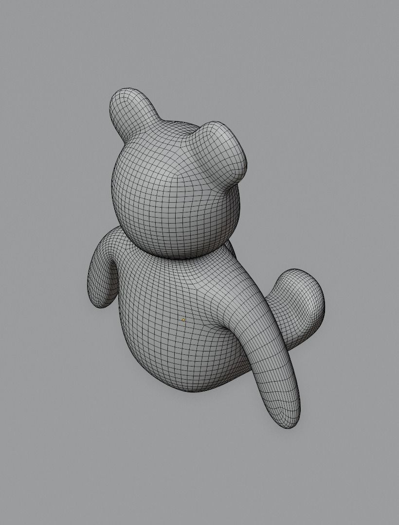 Taddy bears set 3D model 3D model_36