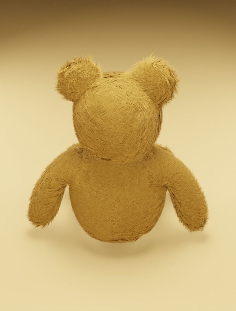 Taddy bears set 3D model 3D model_5