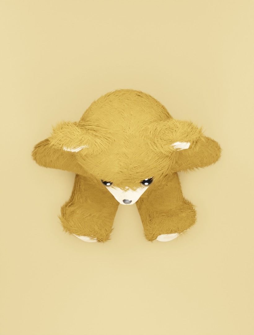 Taddy bears set 3D model 3D model_4