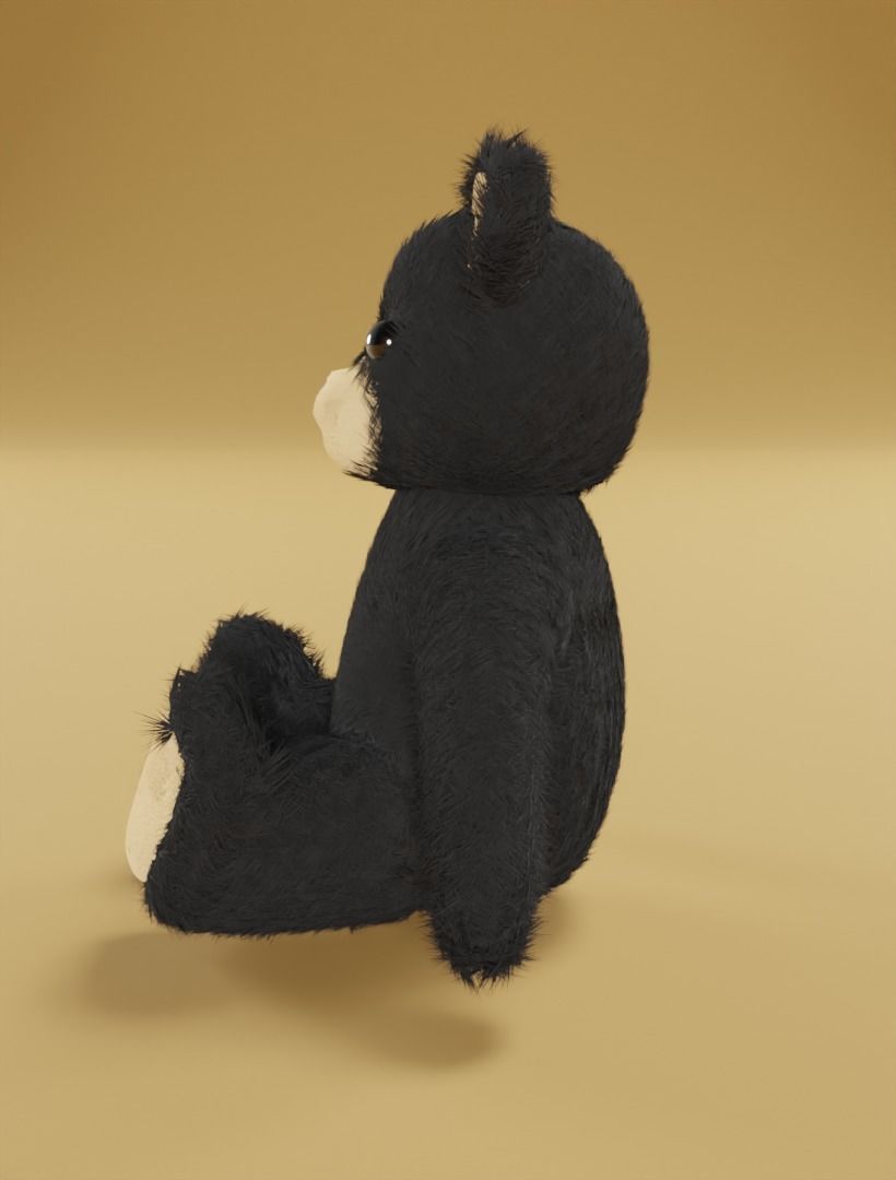 Taddy bears set 3D model 3D model_24