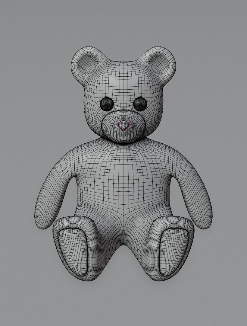 Taddy bears set 3D model 3D model_31