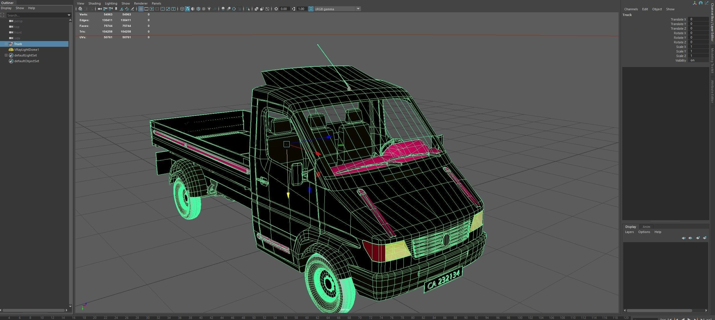 Truck 3D model_12