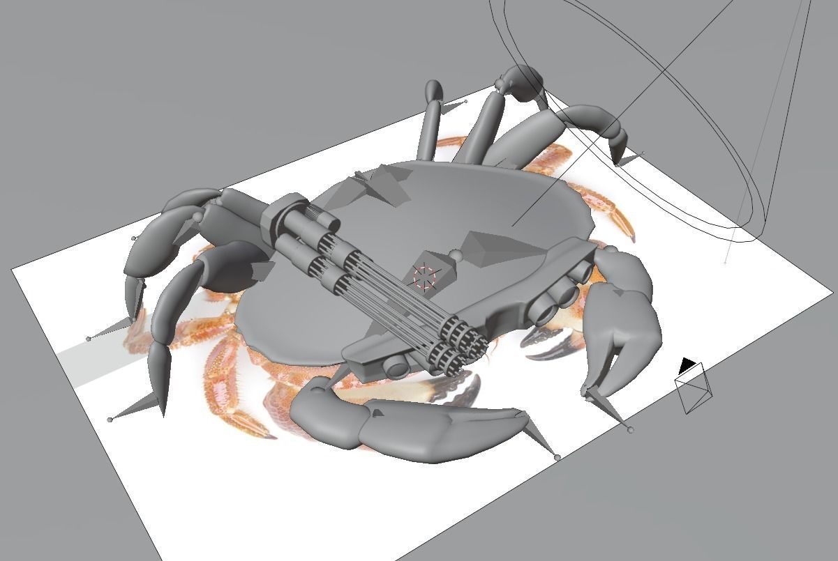 Cyber Crab 3D model_4