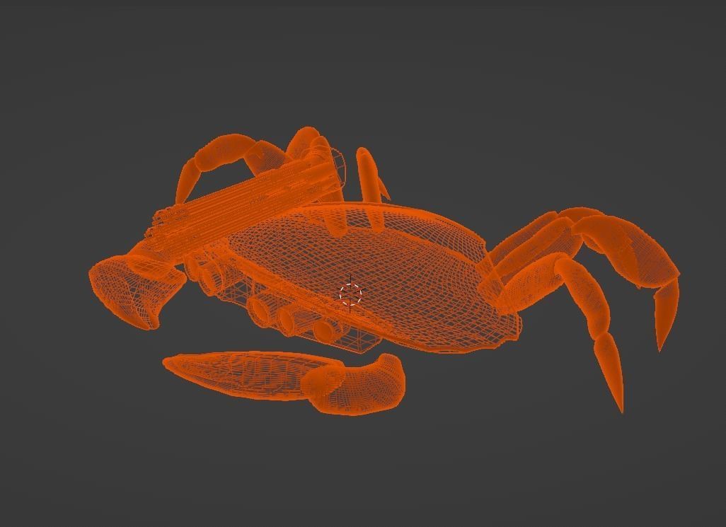Cyber Crab 3D model_6