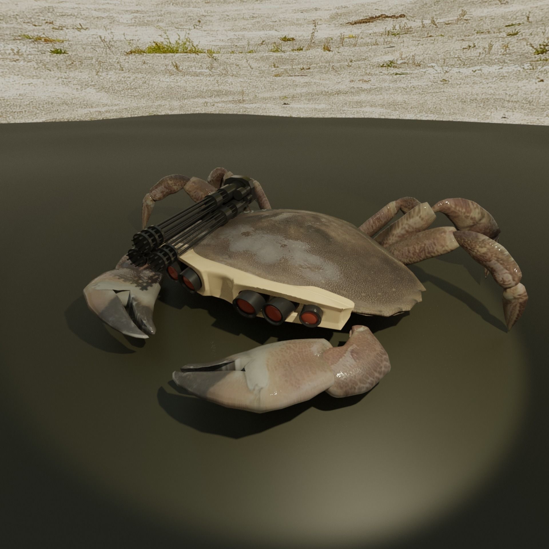 Cyber Crab 3D model_1