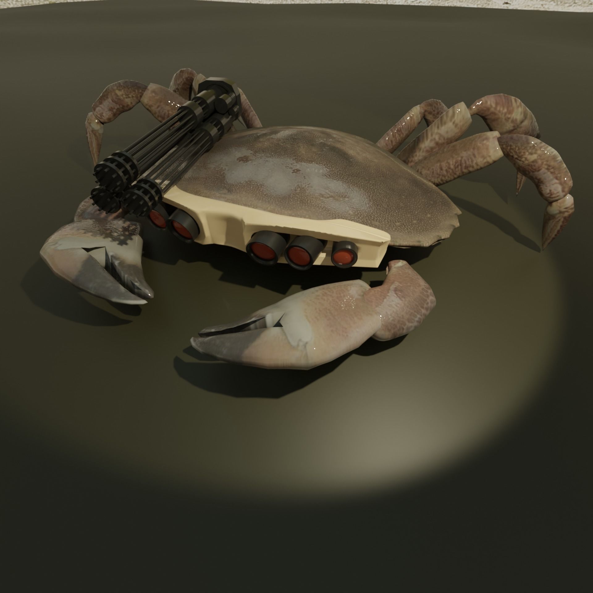 Cyber Crab 3D model_2