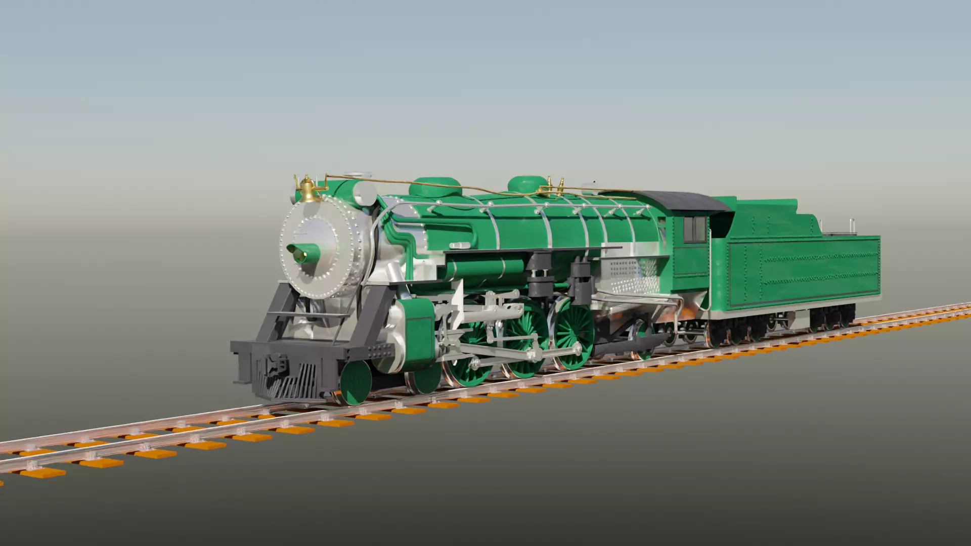 Southern Ps-4 Pacific 4-6-2 3D model_0