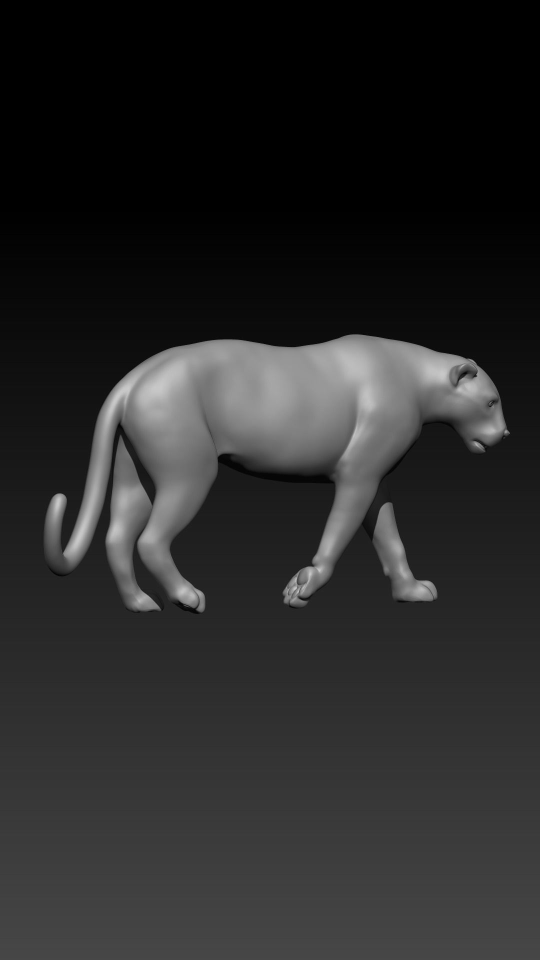 Leopard 3D print model_4