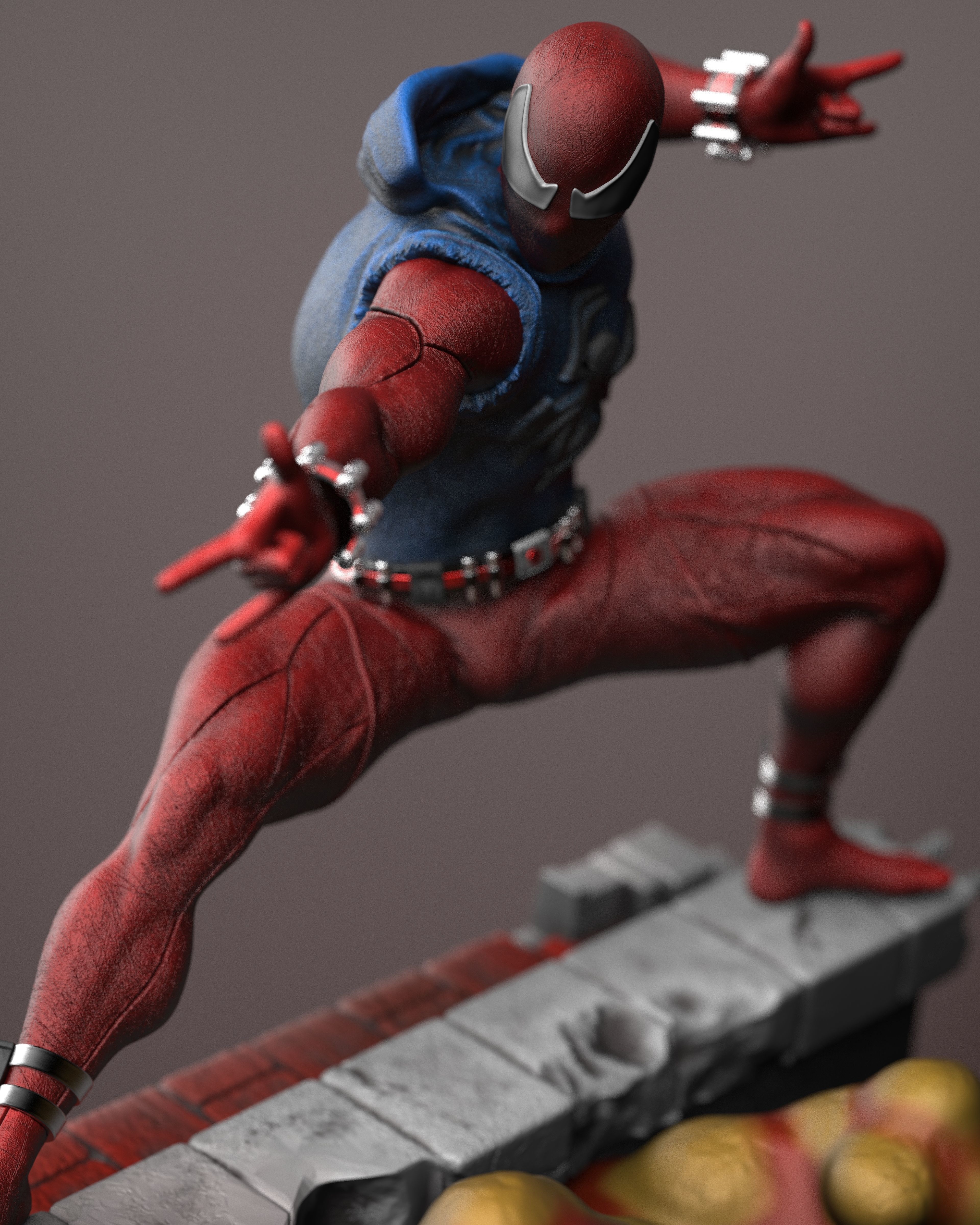 Spiderman Scarlet 3D print model_1