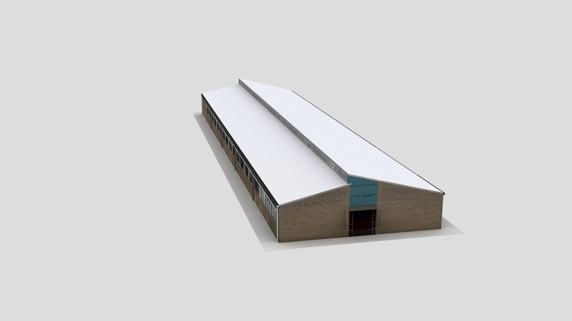 Realistic European City Block Building 41 Low-poly 3D model_8