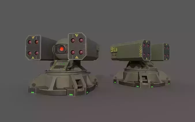 Sci-Fi MissileTurret
