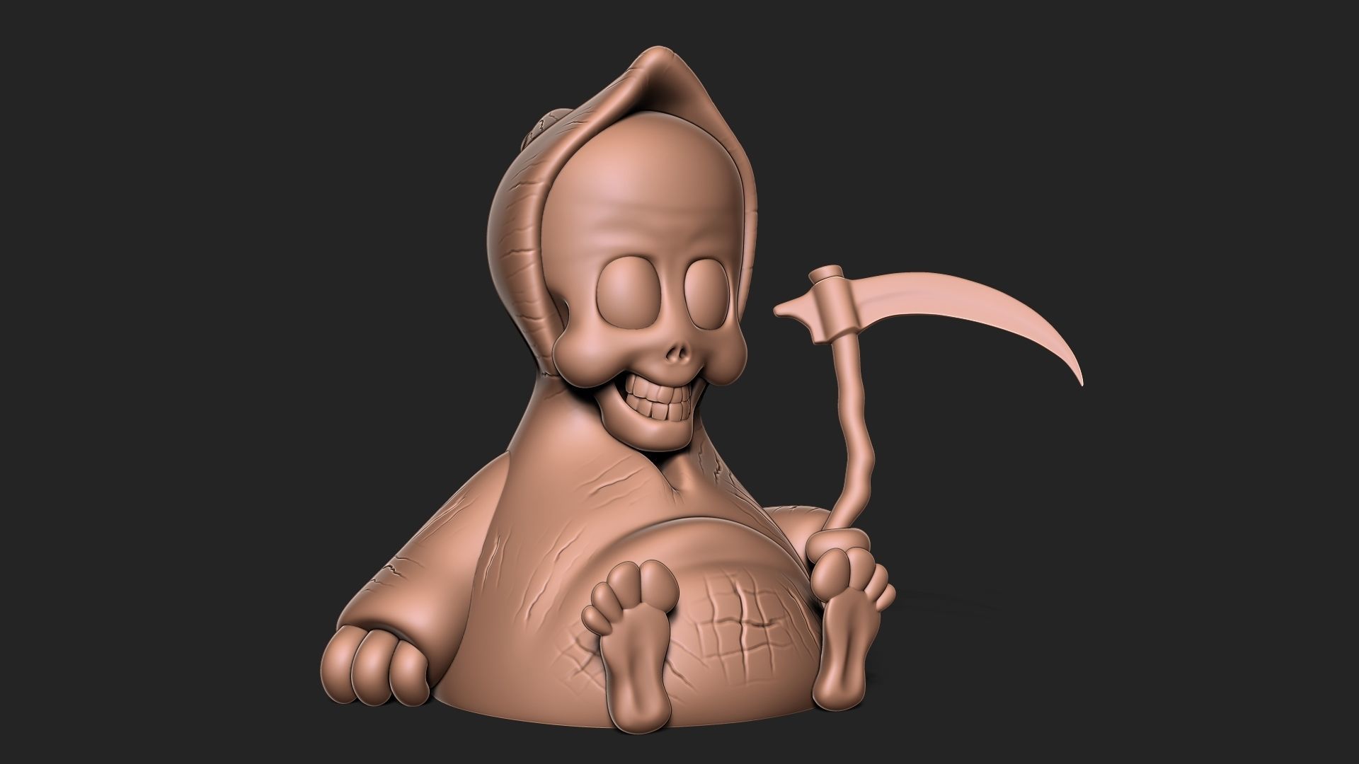CUTE GRIM REAPER 3D print model_4
