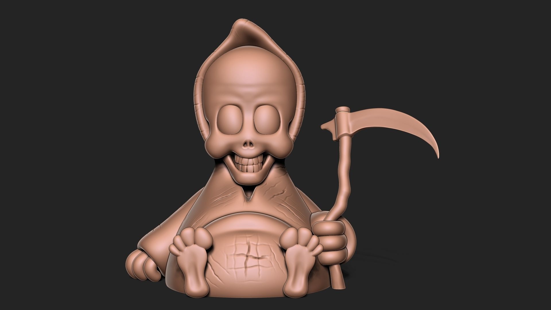 CUTE GRIM REAPER 3D print model_3