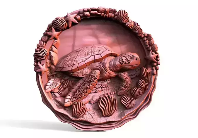 Turtle CNC 3D print model