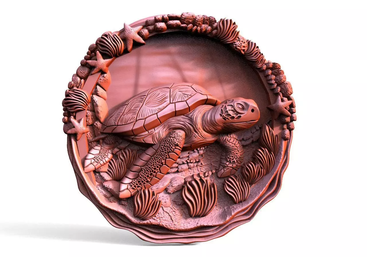 Turtle CNC 3D print model