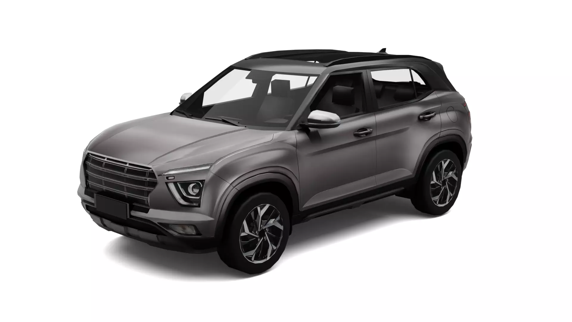 Hyundai Creta 2021 Low-poly 3D model