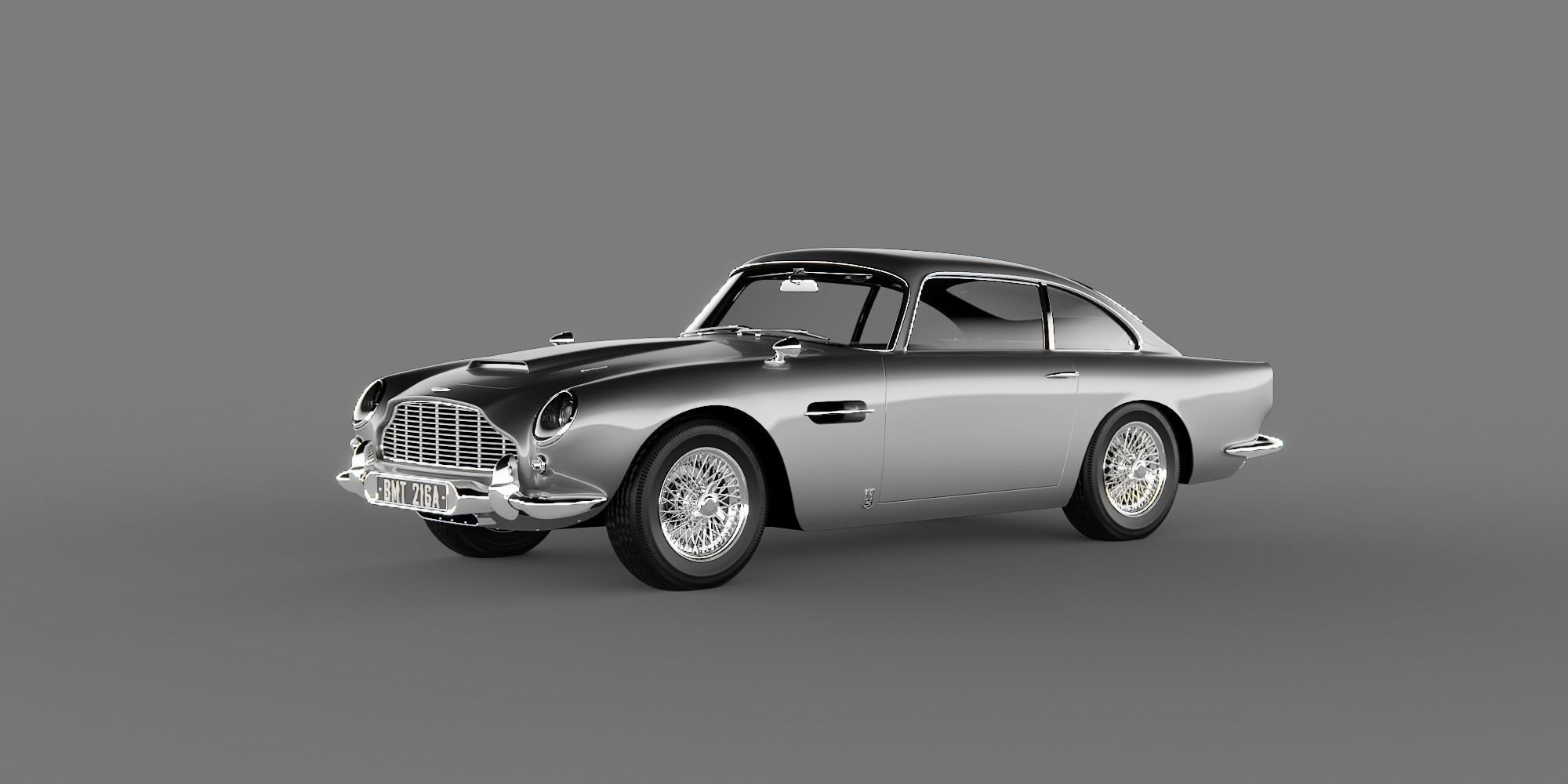 Aston Martin DB5 James Bond 3D model_2