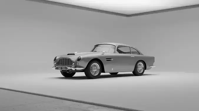 Aston Martin DB5 James Bond 3D model