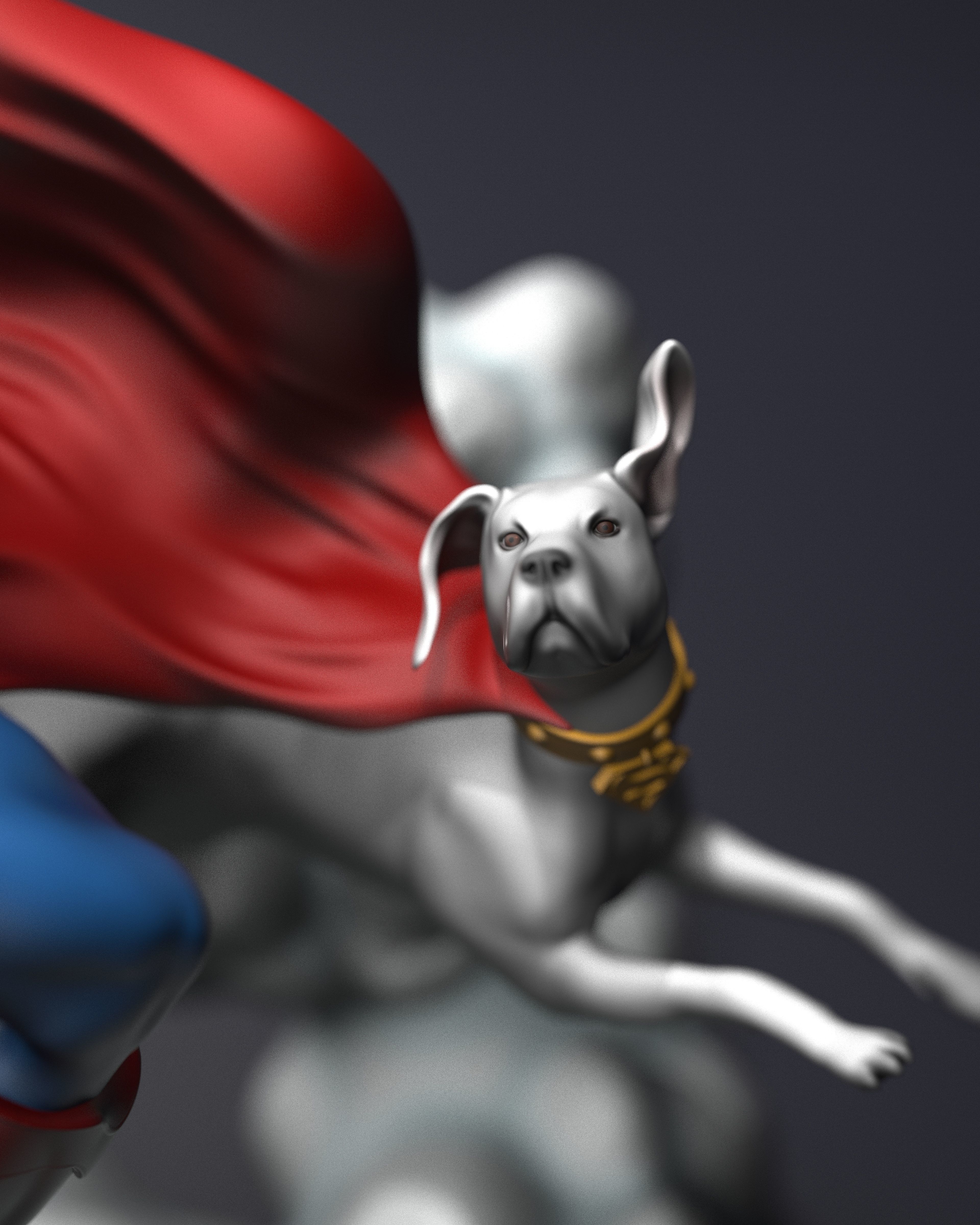 Superman And Supergirl Diorama 3D print model_5