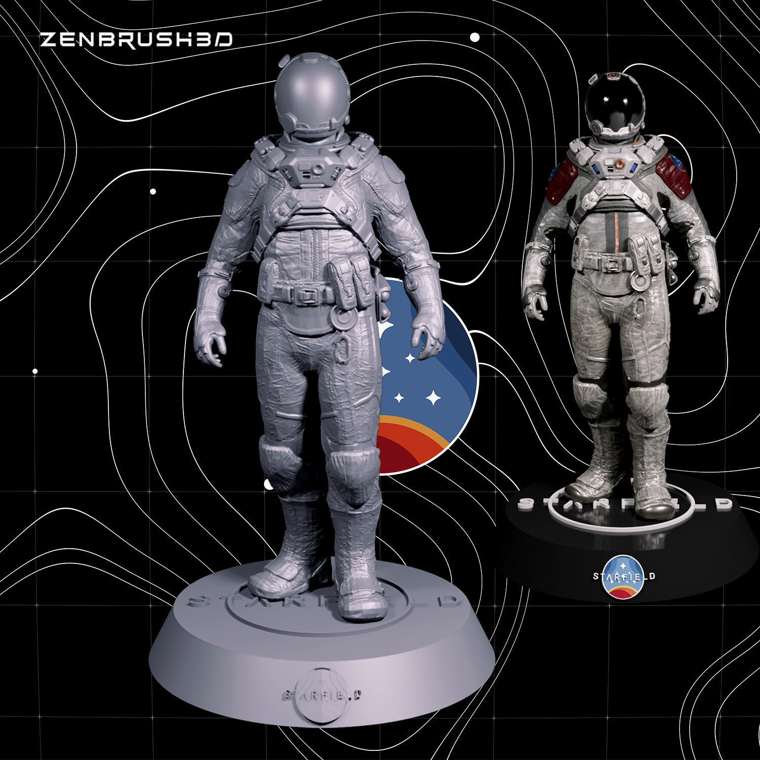 Starfield - Constellation Spacesuit - Spaceship - Frontier  3D print model_2