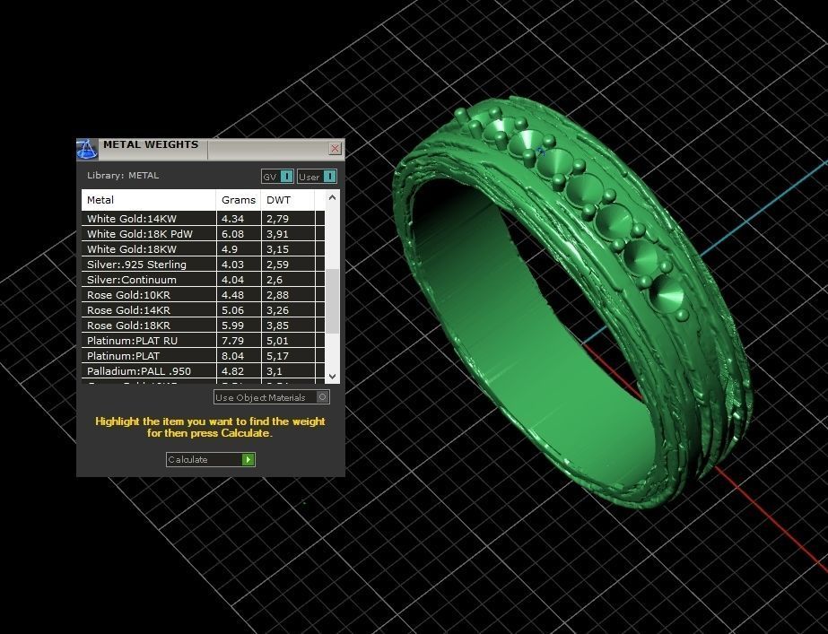 paired wedding rings  tree bark branch 954 3D print model_7