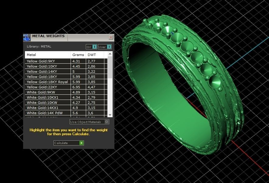 paired wedding rings  tree bark branch 954 3D print model_6