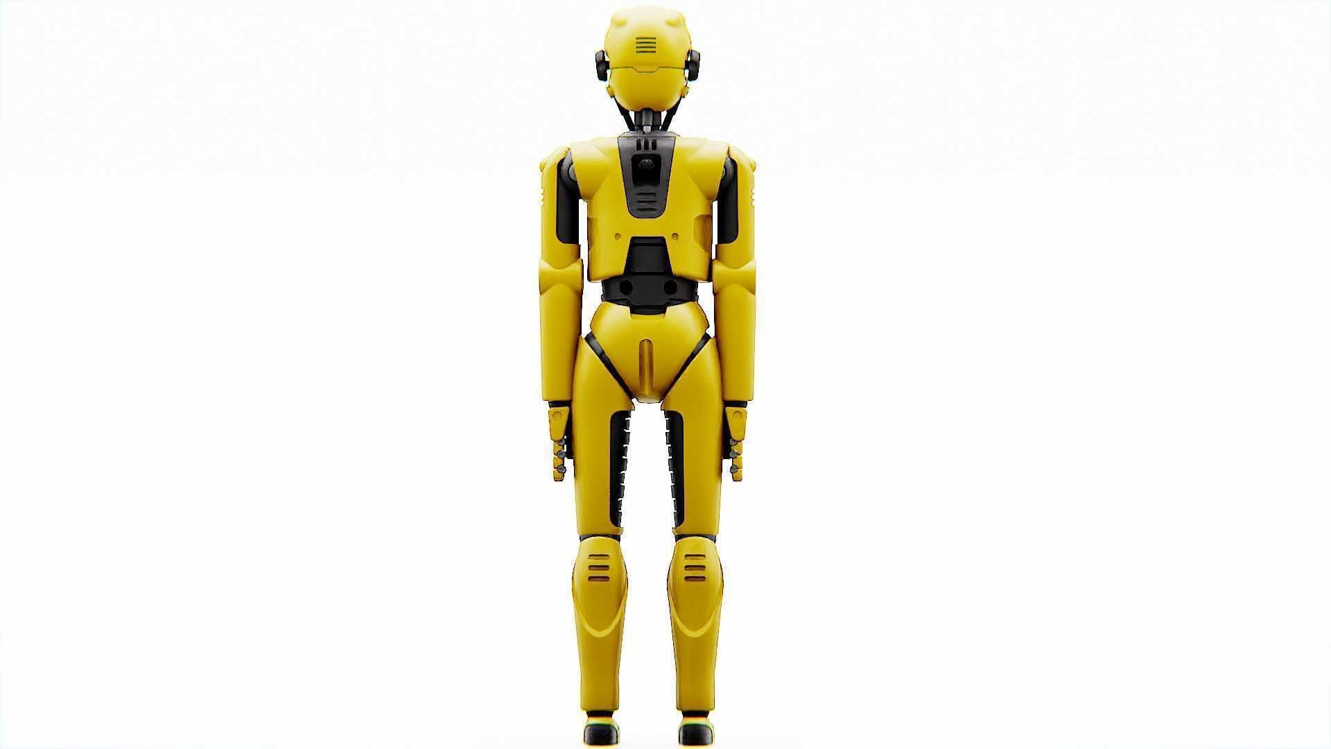 PROTOCOL DROID C-6 DS  RIGGED 3D model_24