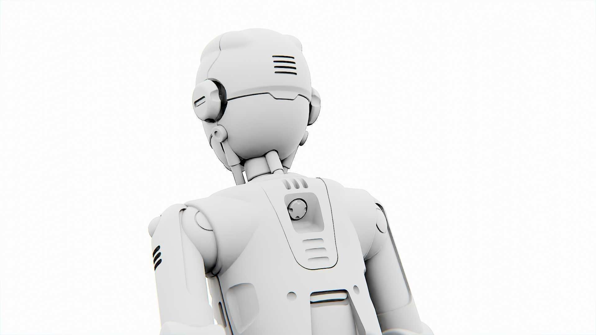 PROTOCOL DROID C-6 DS  RIGGED 3D model_36