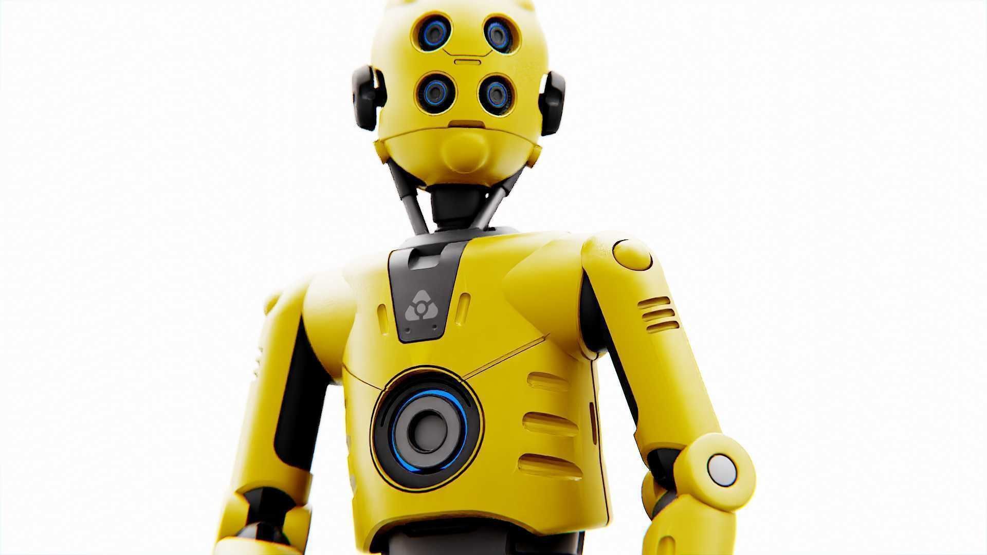 PROTOCOL DROID C-6 DS  RIGGED 3D model_21