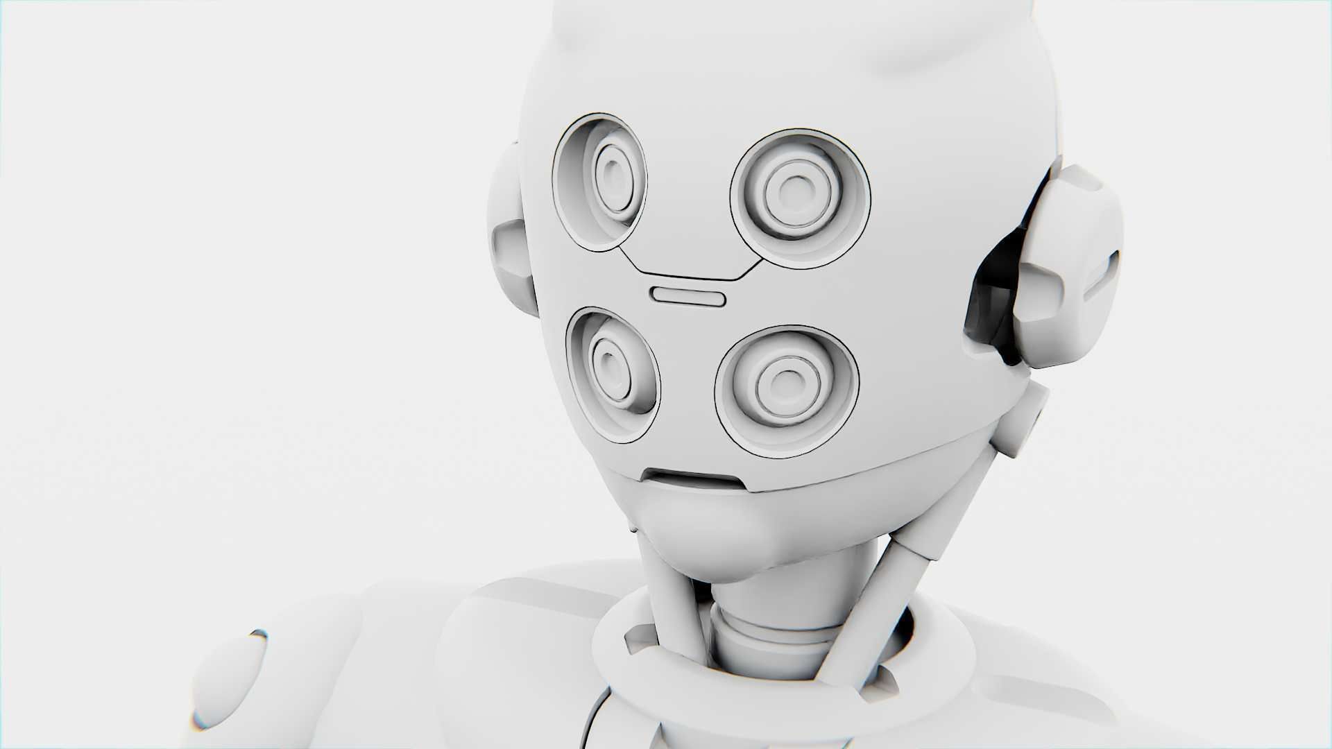 PROTOCOL DROID C-6 DS  RIGGED 3D model_35