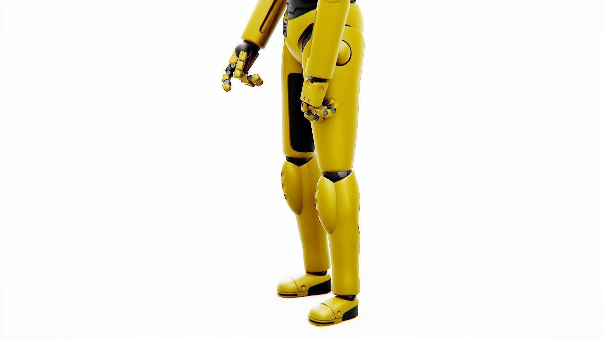 PROTOCOL DROID C-6 DS  RIGGED 3D model_20