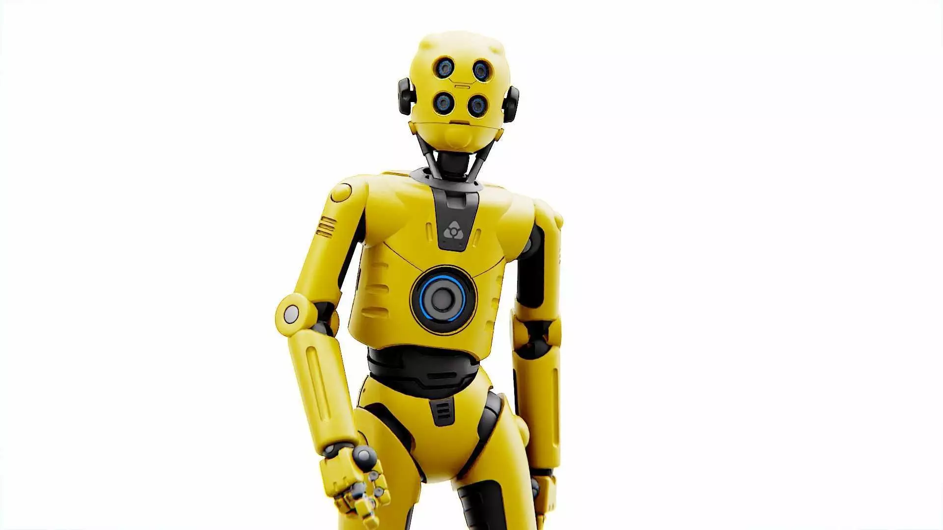 PROTOCOL DROID C-6 DS  RIGGED 3D model_0