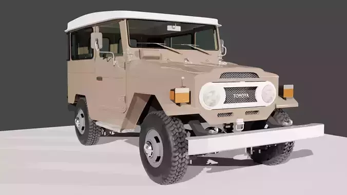 Toyota fj40 Landcruiser 3D model