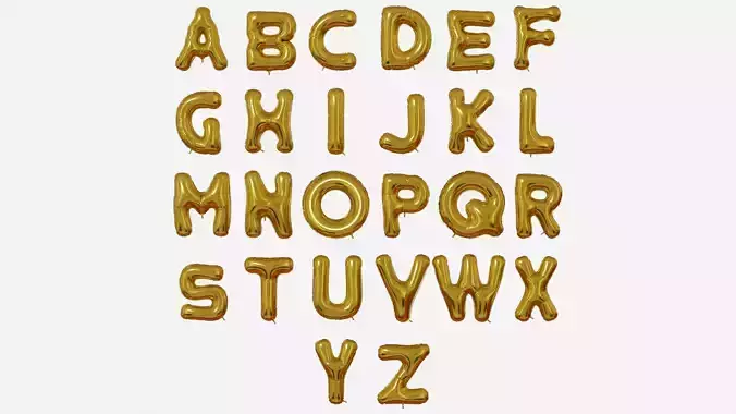 Foil Balloon Letter Collection
