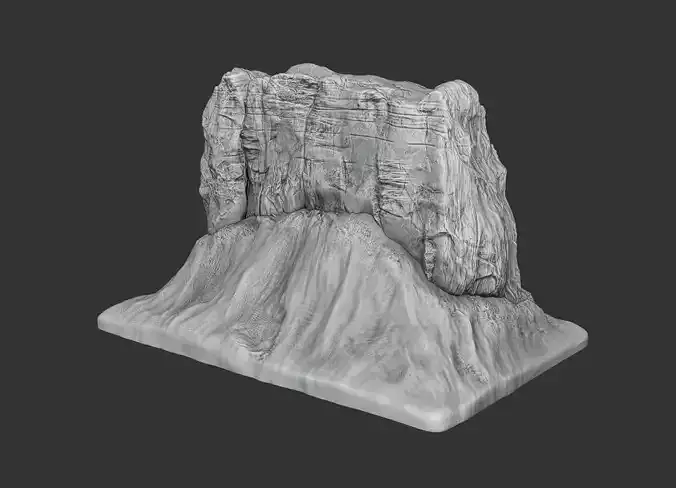 Tuwaiq Mountain Saudi arabia 3D print model