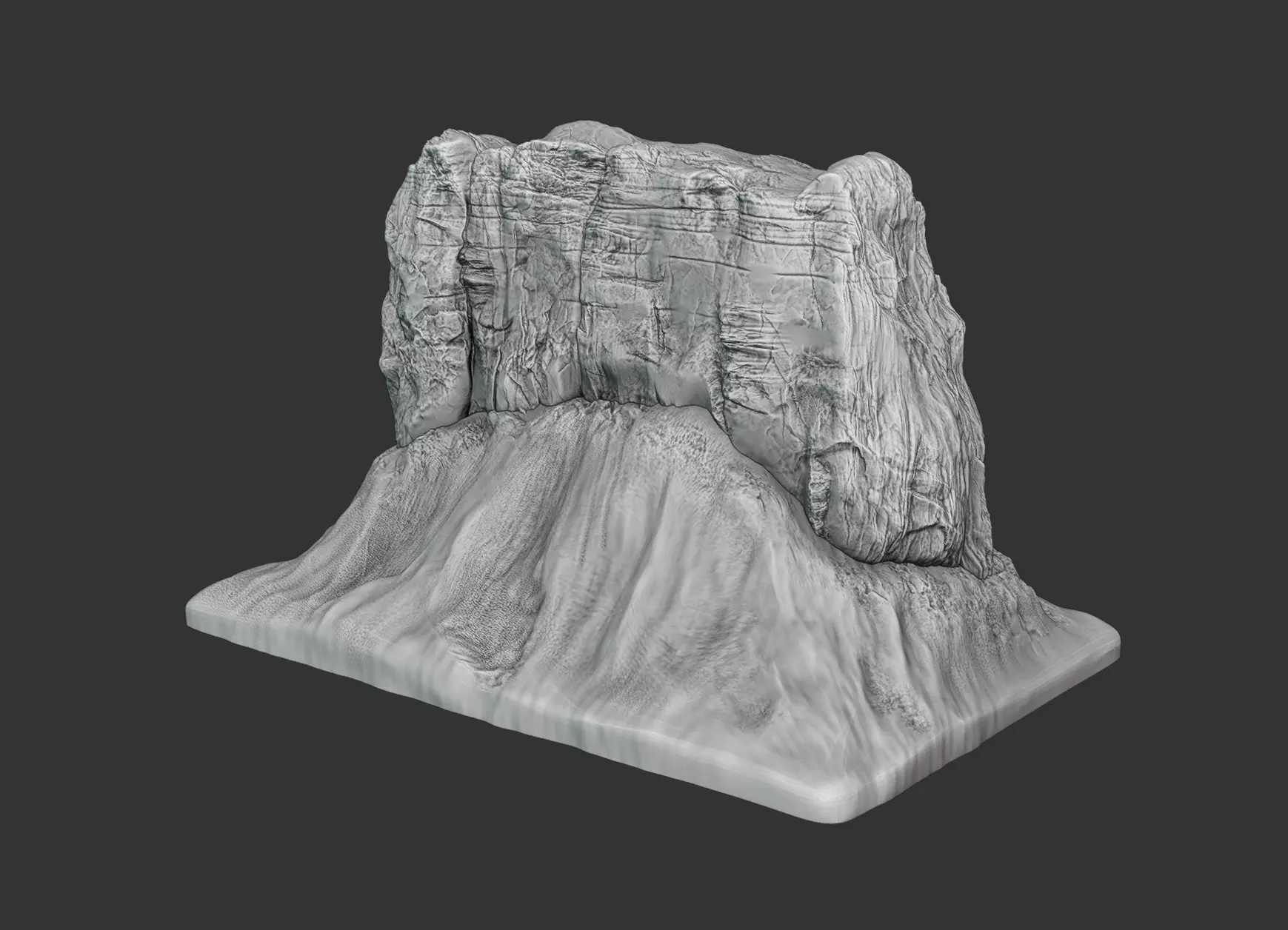 Tuwaiq Mountain Saudi arabia 3D print model_0