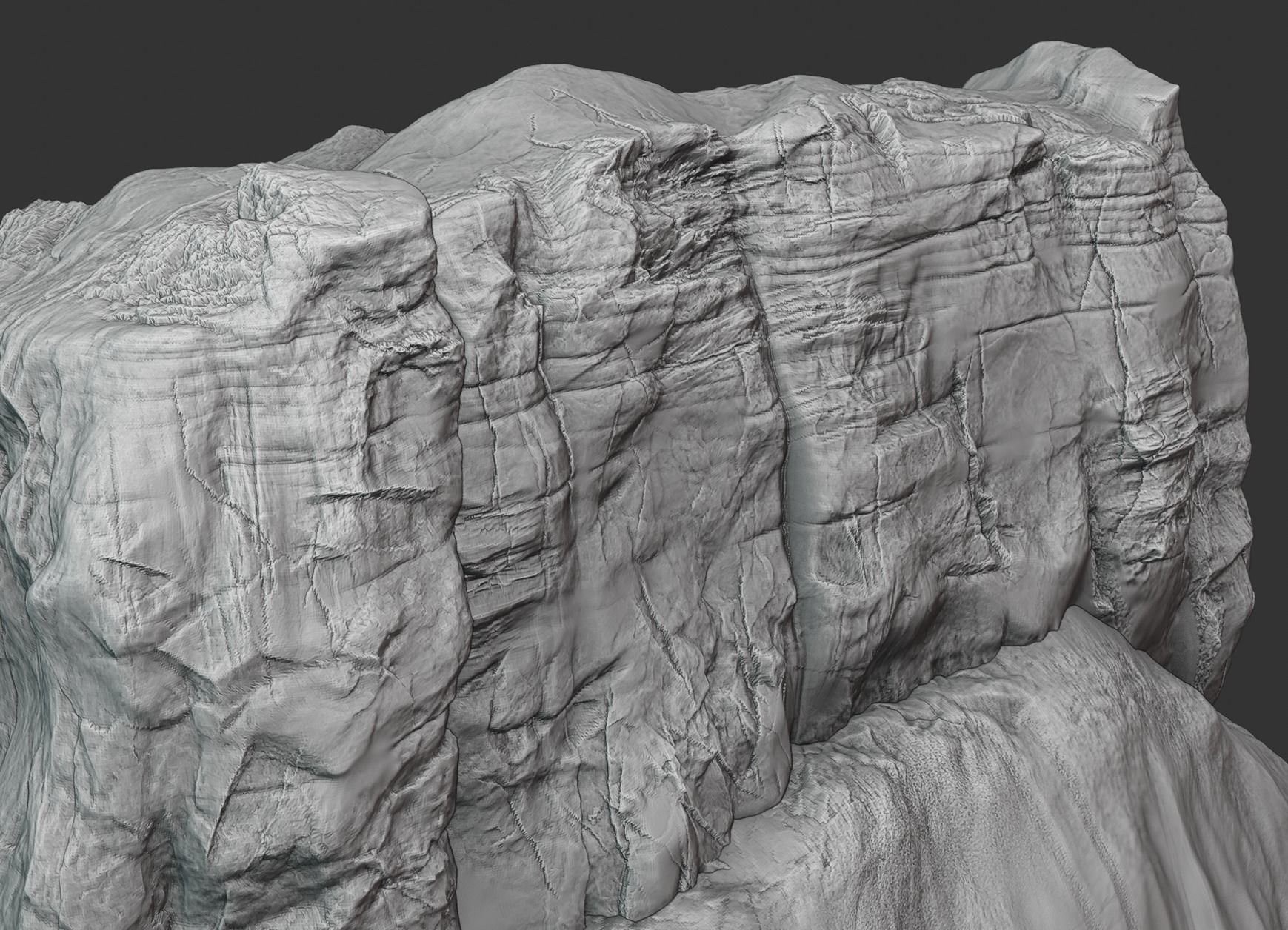 Tuwaiq Mountain Saudi arabia 3D print model_3