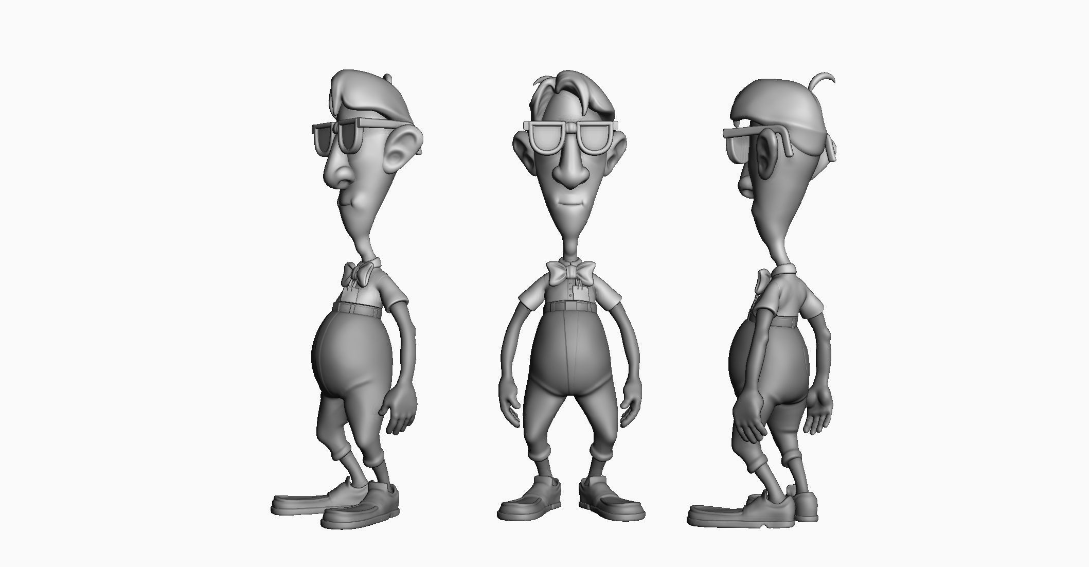 Bernard Bernoulli Day of the Tentacle  3D print model_5