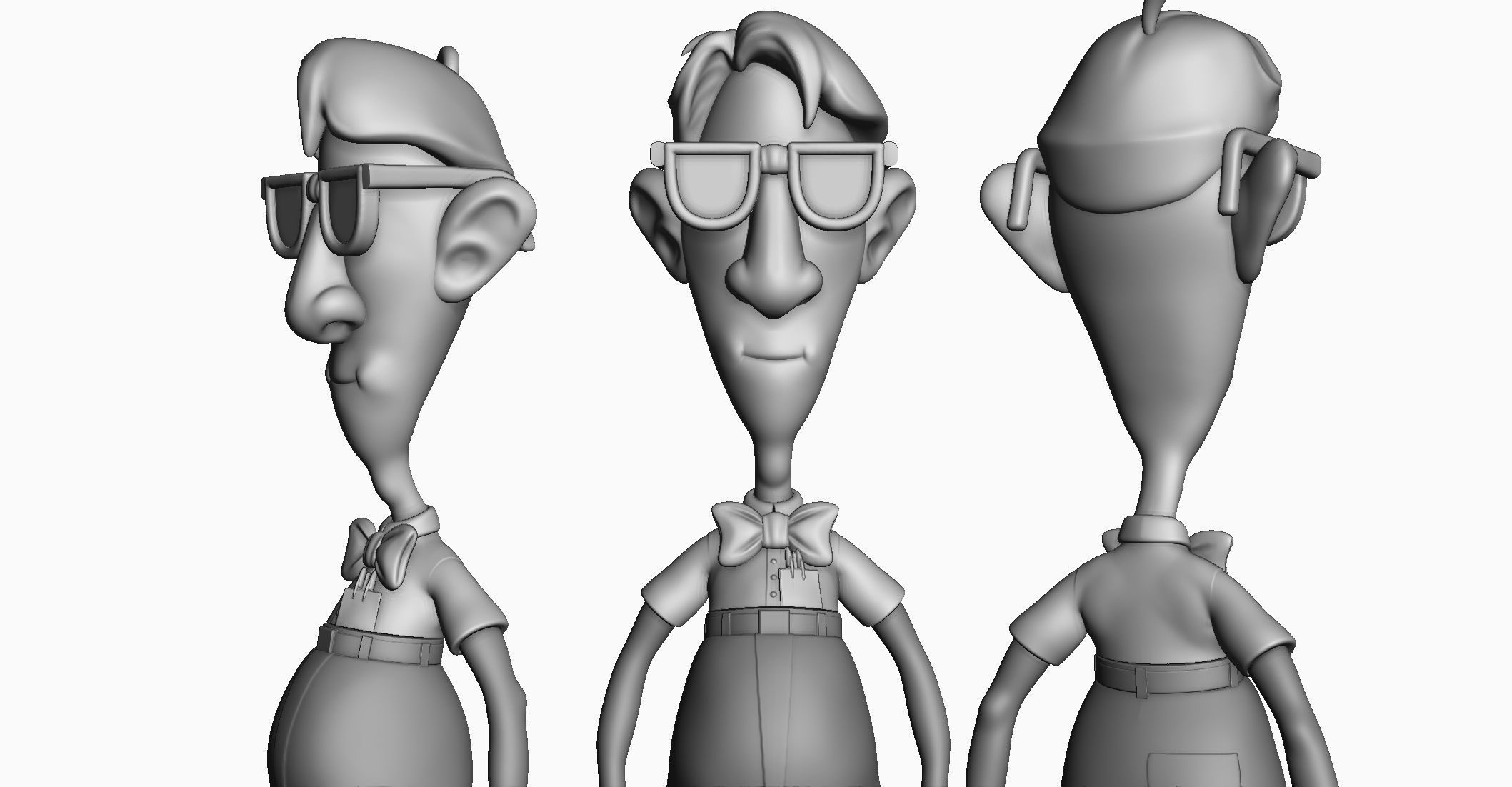 Bernard Bernoulli Day of the Tentacle  3D print model_6