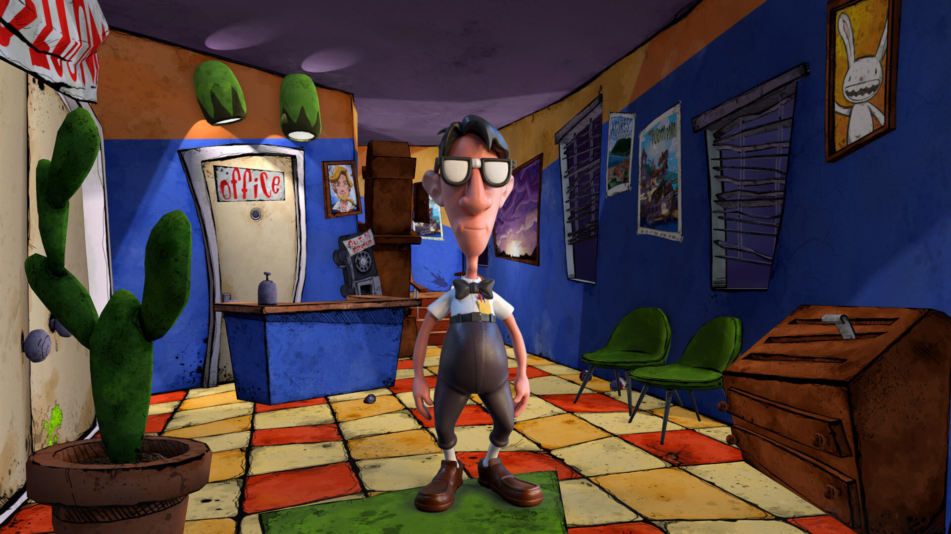 Bernard Bernoulli Day of the Tentacle  3D print model_2