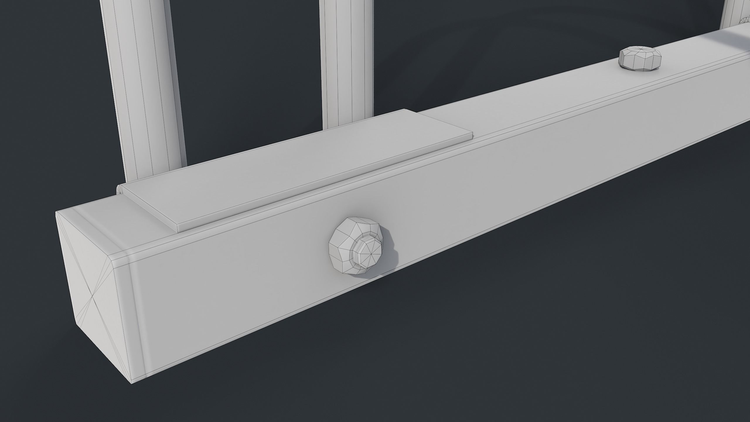 Bike Rack 1 PBR Game Ready Low-poly 3D model_20