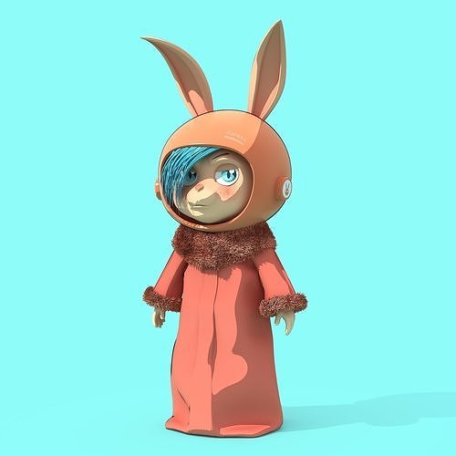 Bunny Collection 982 3D model