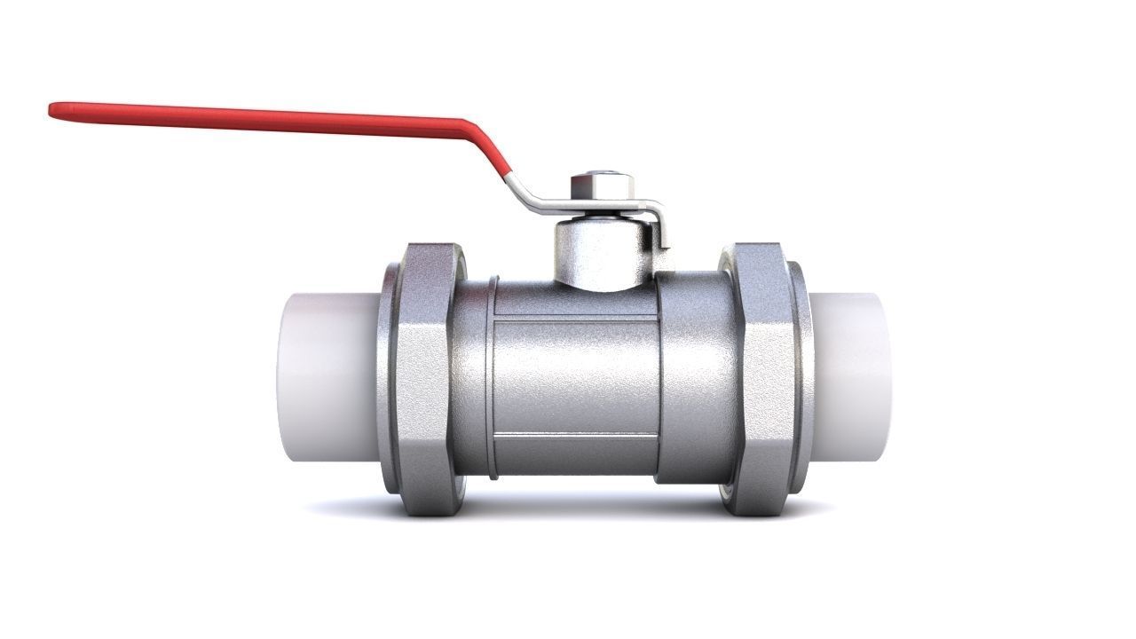 Ball Valve 3D model_8