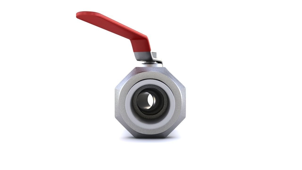 Ball Valve 3D model_9