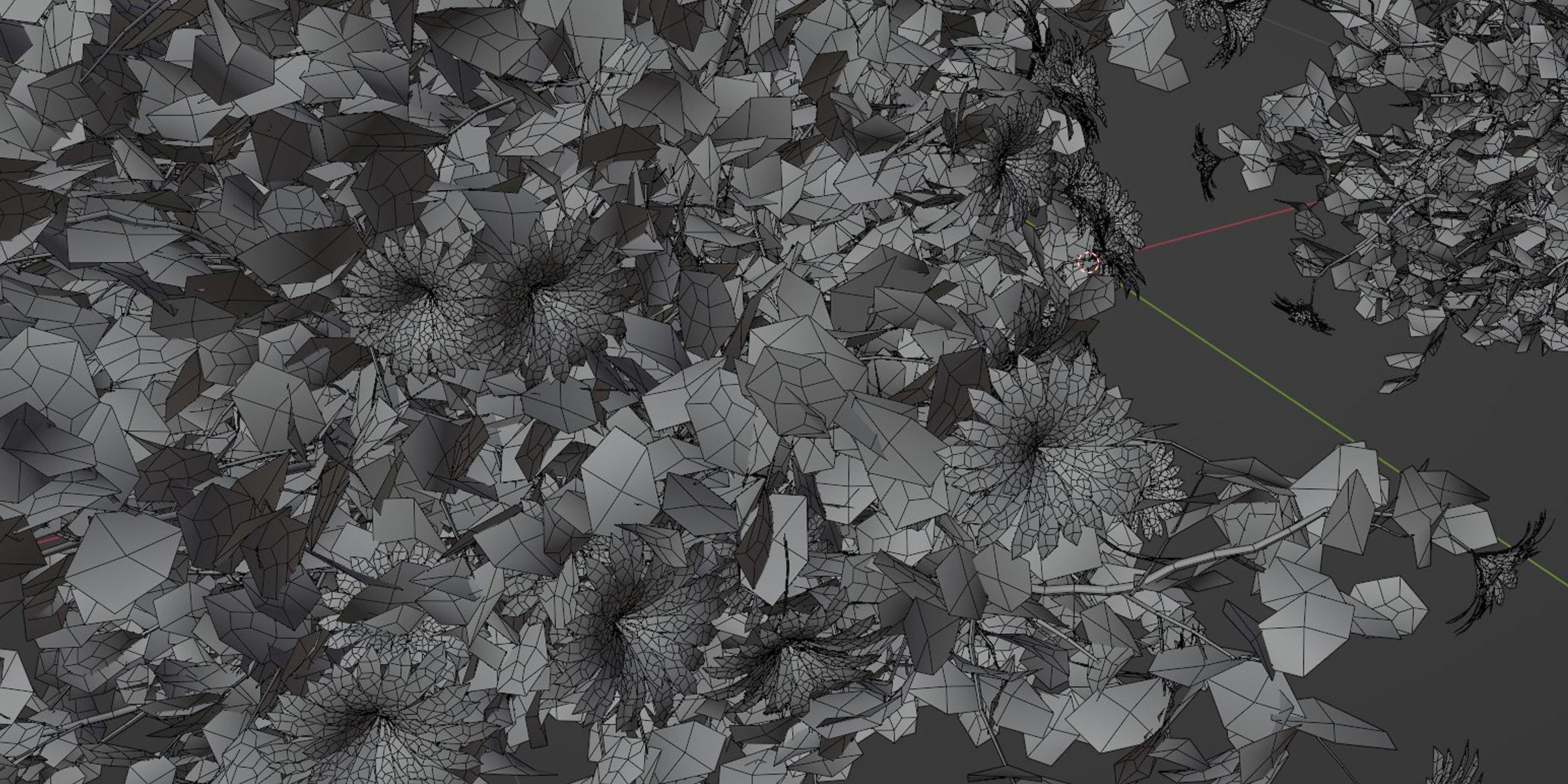 Flowering Bushes collection vol 108-Blender 3D model_7